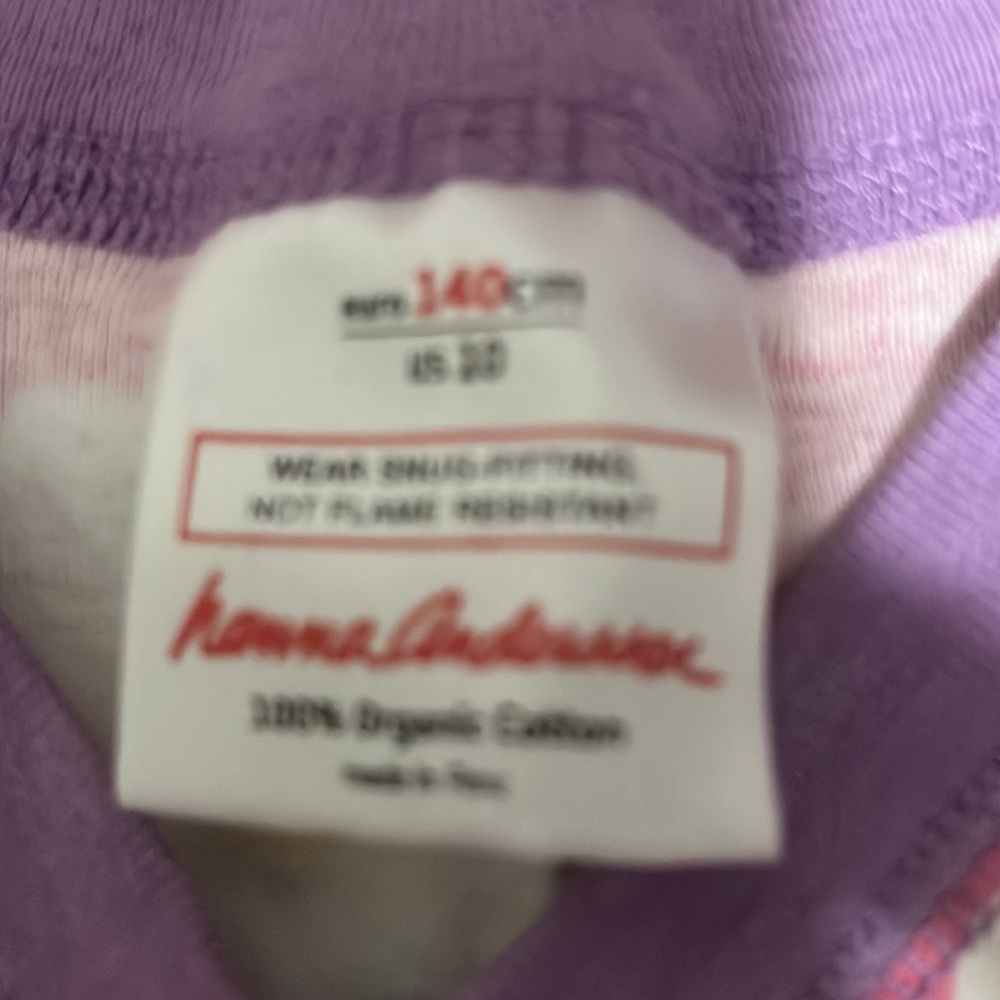 Hanna Anderson girls short sleeve pajamas short set. Size 10 - Picture 2 of 4